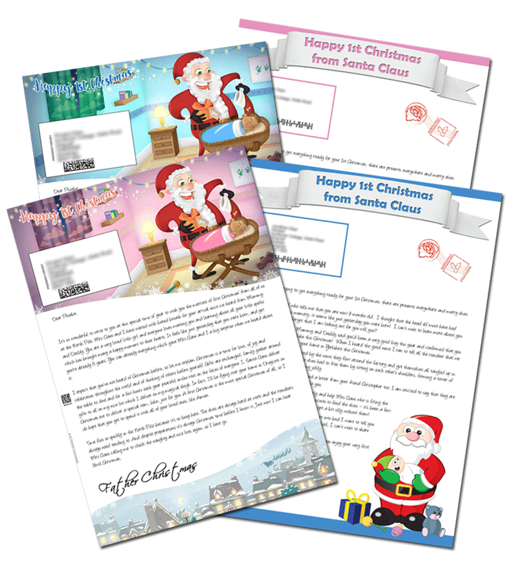 1st Christmas Personalised Santa Letter From Santa Claus